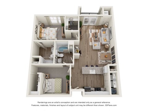 a 3 bedroom floor plan of a 2100 sq ft
